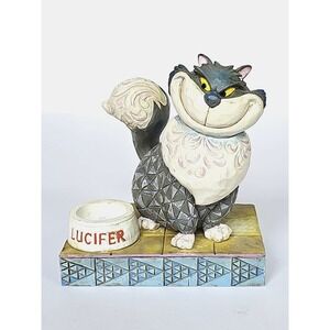 Jim Shore Walt‎ Disney Traditions Devious Lucifer Cat Figurine Cinderella M1022